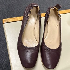 Everlane Day Heel in Oxblood Wine Leather size 9